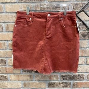 Love tree corduroy skirt mauve LARGE